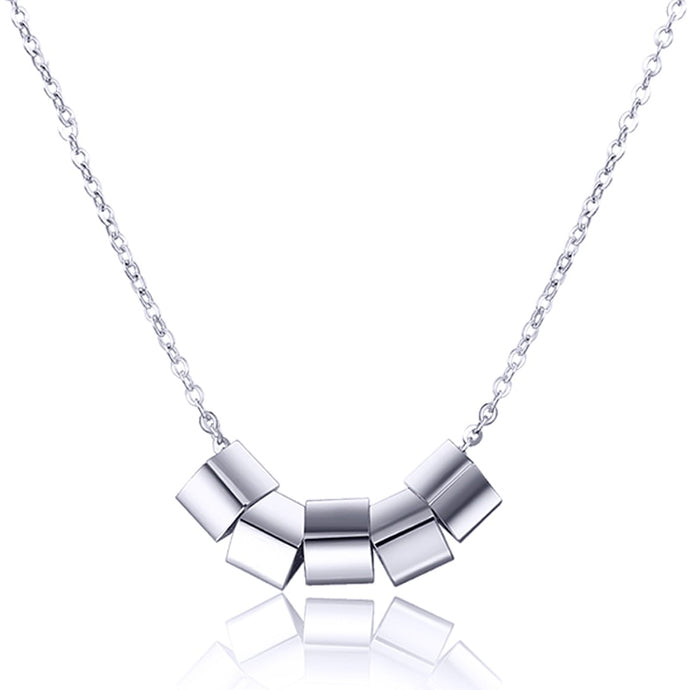 Clavicle Chain Square Necklace